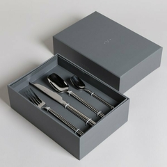 Set Cubiertos Vassa Net Acero Inoxidable 24 Piezas