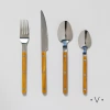 Set Cubiertos Vassa Toscana Wood 24 Piezas - comprar online