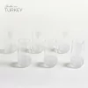 Set X6 Vasos Altos Mersin Fondo Esmerilado 470 ml.