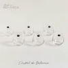 Set X 6 Vasos Cristal de Bohemia Columba Optic 380 ml.