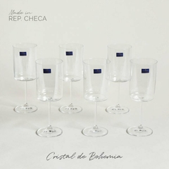 Set X6 Copas De Cristal De Bohemia Anita - tienda online