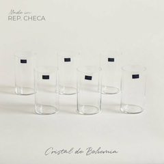 Set X6 Vasos De Cristal De Bohemia Anita - tienda online