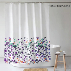 Cortina Baño Estampada - tienda online