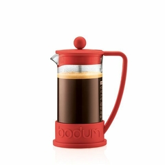 Cafetera Bodum Brazil 8 Pocillos Rojo - Duvet Home