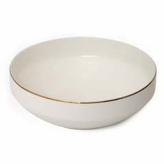 Ensaladera Bowl Sakura Porcelana Blanco 22 cm. - Duvet Home