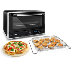 Horno Eléctrico Kitchenaid 14 Lts. con Freidora de Aire y Base para Pizza - Duvet Home