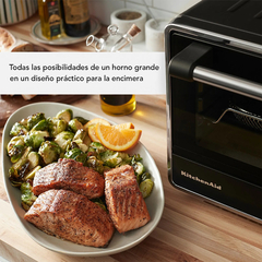 Horno Eléctrico Kitchenaid 14 Lts. con Freidora de Aire y Base para Pizza - comprar online