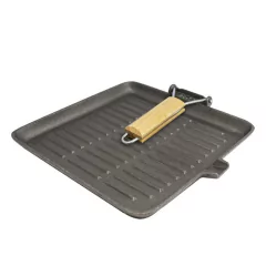 Bífera de Hierro Cuadrada con Asa 28 cm. - comprar online