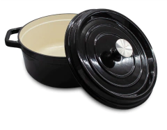 Cacerola Hierro Fundido Sakura C/Tapa 24 cm. - Duvet Home