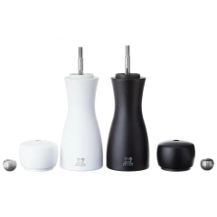 Set Molinillo Peugeot Tahiti Pimienta/Sal 15 cm Negro/Blanco en internet