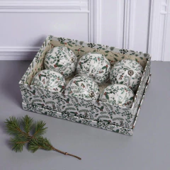 Set x 6 Bolas Muerdagos 8 cm. - comprar online