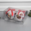 Set x 2 Bolas Muñeco de Nieve y Santa 12 cm. - comprar online