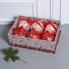 Set x 6 Bolas Navidad Toys 8 cm. - comprar online