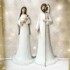 Set Pesebre Blanco 27 cm.