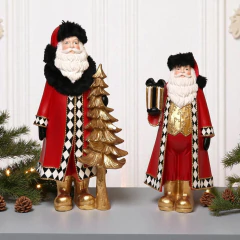 Santa Rojo con Piel 36 cm. en internet