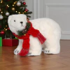 Oso Polar Caminando con Bufanda 19 cm. - comprar online