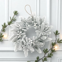 Corona Rama de Pino Nevada - comprar online