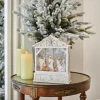Caja Musical Pesebre con Luz 25 cm.