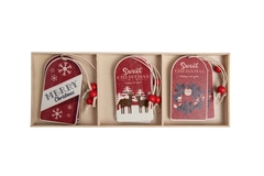 Set X6 Tags Sweet Christmas Colgantes - comprar online