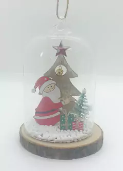 Cápsula de Cristal con Nieve Santa