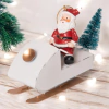 Trineo con Santa Colgante