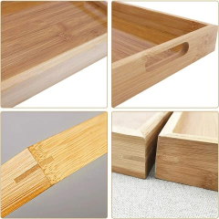 Set X3 Bandejas de Madera Bamboo - Duvet Home