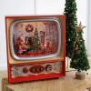 Televisión Vintage con Música y Luz