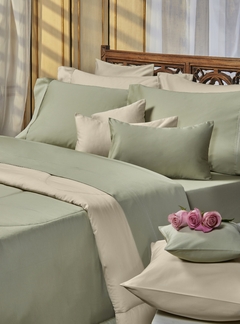 Sábana Danubio 400 Hilos Algodón Egipcio Queen - Duvet Home