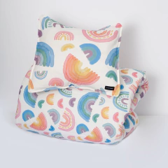 Acolchado Kids Tusor Reversible Arco Iris - Duvet Home