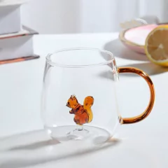 Taza mug vidrio cristal 3D 350 ml en internet