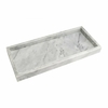 Bandeja de Mármol Blanco 30 x 13 cm.