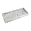 Bandeja de Mármol Blanco 30 x 13 cm.