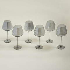 Set X 6 Copas Línea Mirror Base Ancha