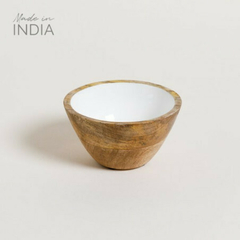 Bowl Madera Esmaltada Saha 12,5 cm.
