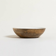 Bowl Madera Esmaltada Saha 25,5 cm. - comprar online