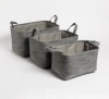 Set X3 Canastos Fabric Rectangular