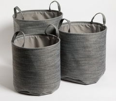 Set X3 Canastos Fabric Redondos - Duvet Home