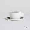 Set Capri Grey- Platito + Taza 200 ml.
