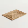 Centro de Mesa Rectangular Vinh Natural 40x30 cm.