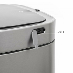 Cesto Eko Smart By Sensor Matt Steel 30 Litros en internet