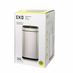 Cesto Eko Smart By Sensor Matt Steel 30 Litros - Duvet Home