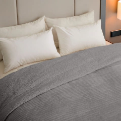 Imagen de Acolchado Comfy Jacquard con Corderito Twin