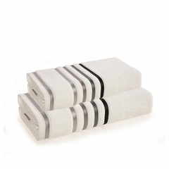 Juego Toalla y Toallon Karsten Lumina - Duvet Home
