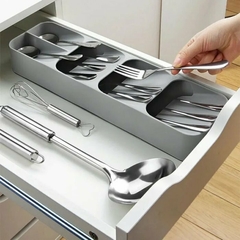 Organizador Cubiertos Smart Grey Small - comprar online
