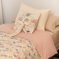 Funda Nórdica Kids Tusor Estampado Flores Twin - comprar online