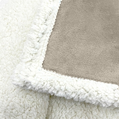 Edredon Flannel Corderito Mouton Twin - tienda online