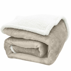 Imagen de Edredon Flannel Corderito Mouton Twin
