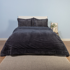 Acolchado Comfy Jacquard con Corderito Queen - Duvet Home