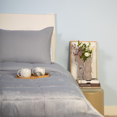 Acolchado Snug Soft Flannel Reversible Super King - Duvet Home