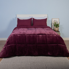 Acolchado Snug Soft Flannel Reversible Queen - tienda online